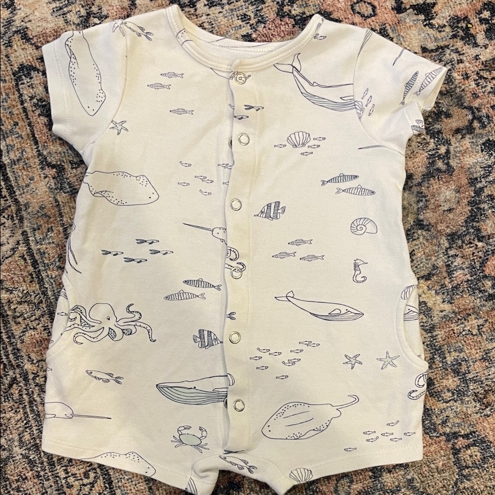 Pehr Life Aquatic Short Romper
